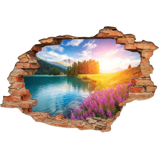 Stickers Trompe l'oeil 3D