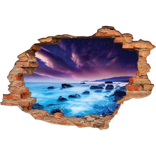 Stickers Trompe l'oeil 3D