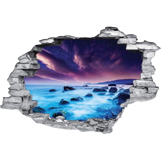 Stickers Trompe l'oeil 3D