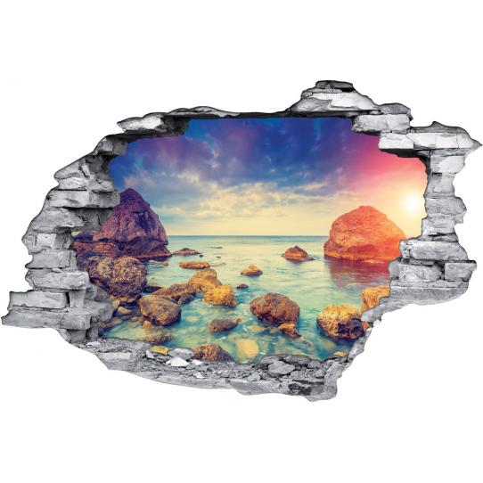 Stickers Trompe l'oeil 3D