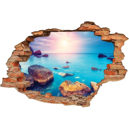 Stickers Trompe l'oeil 3D