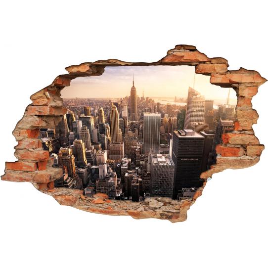 Stickers Trompe l'oeil 3D