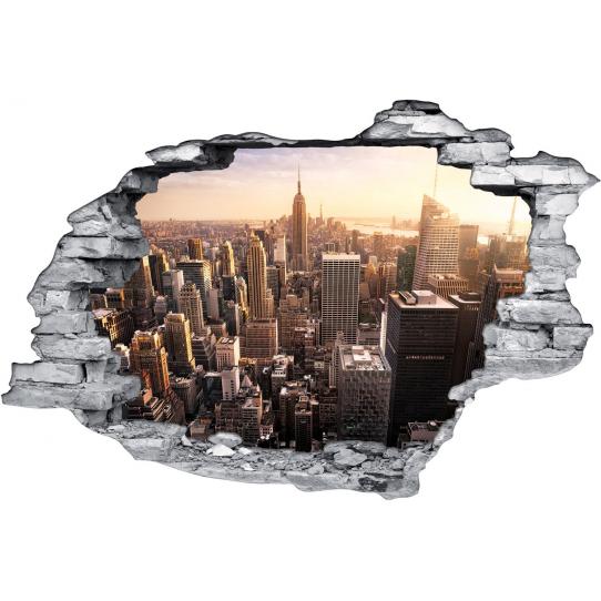 Stickers Trompe l'oeil 3D
