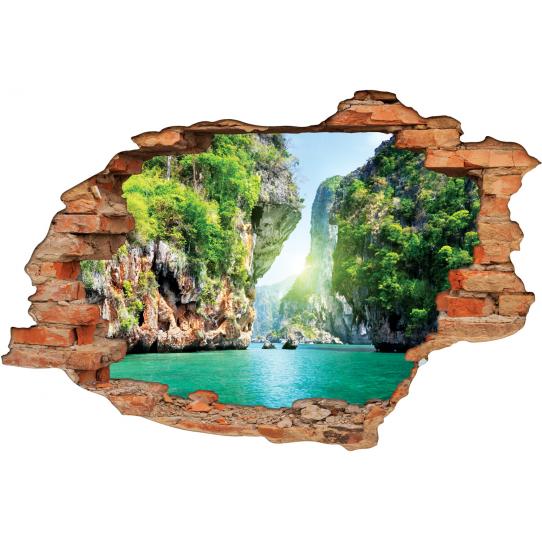 Stickers Trompe l'oeil 3D