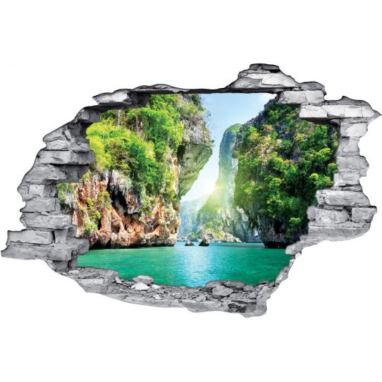 Stickers Trompe l'oeil 3D