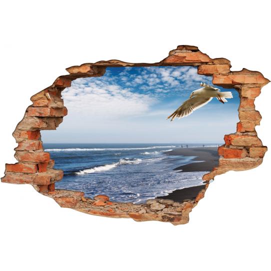 Stickers Trompe l'oeil 3D