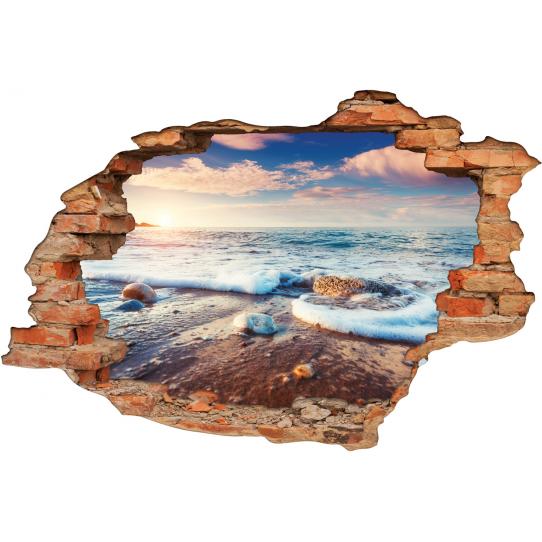Stickers Trompe l'oeil 3D