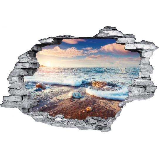 Stickers Trompe l'oeil 3D