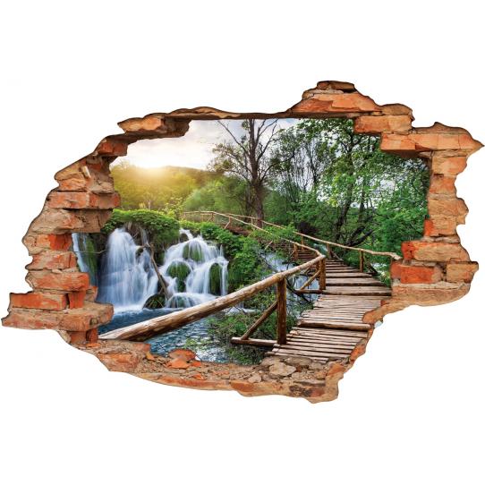 Stickers Trompe l'oeil 3D