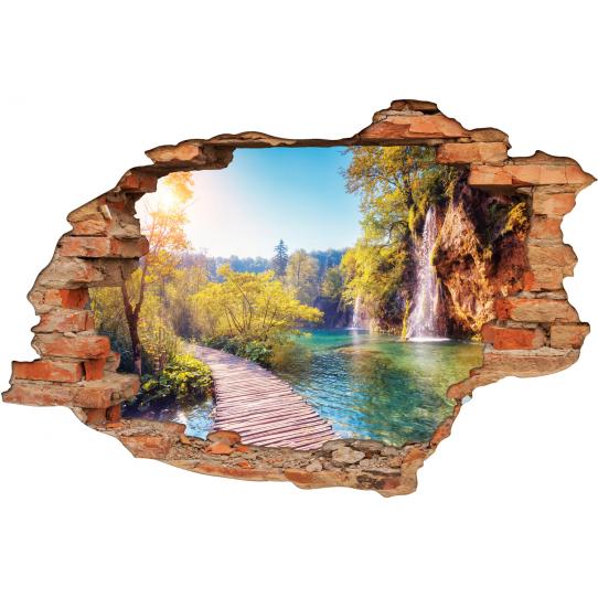 Stickers Trompe l'oeil 3D