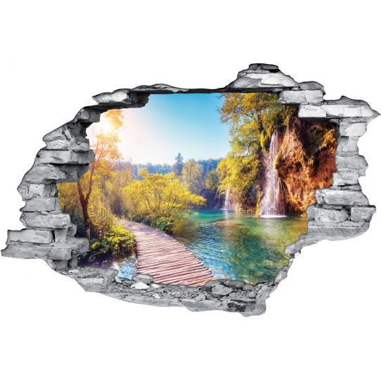 Stickers Trompe l'oeil 3D