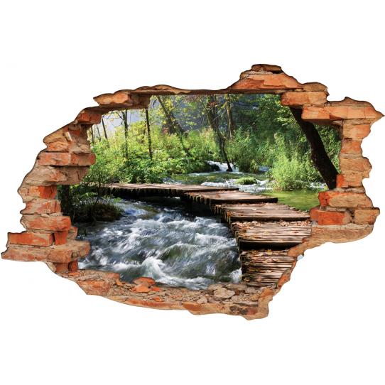 Stickers Trompe l'oeil 3D