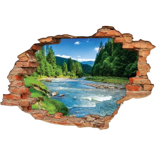 Stickers Trompe l'oeil 3D