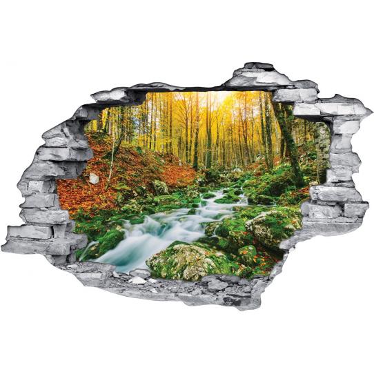 Stickers Trompe l'oeil 3D