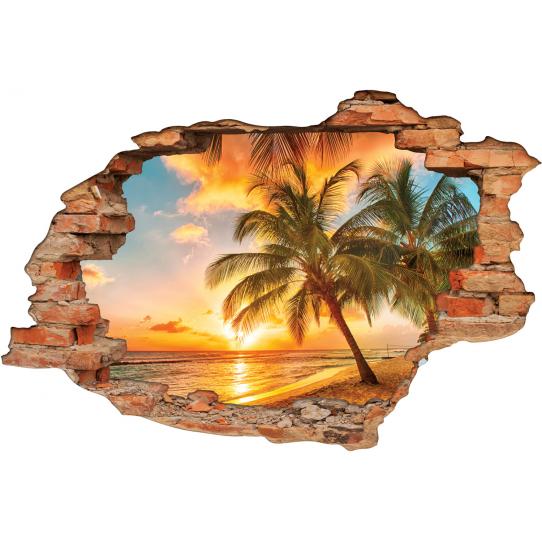 Stickers Trompe l'oeil 3D