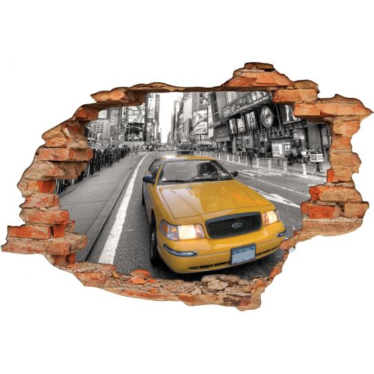 Stickers Trompe l'oeil 3D