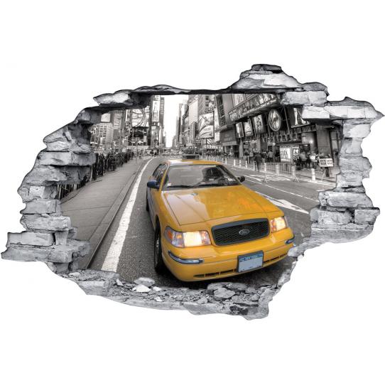 Stickers Trompe l'oeil 3D