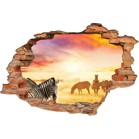 Stickers Trompe l'oeil 3D