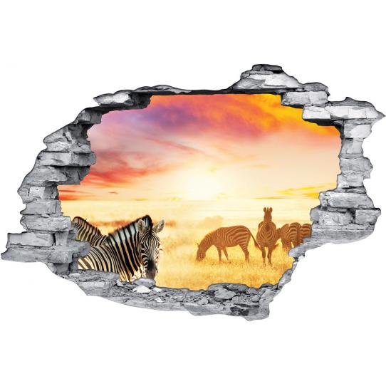 Stickers Trompe l'oeil 3D