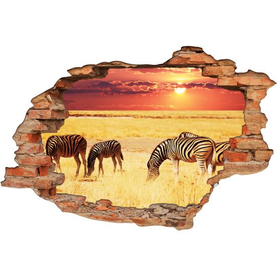 Stickers Trompe l'oeil 3D