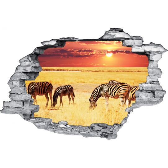 Stickers Trompe l'oeil 3D