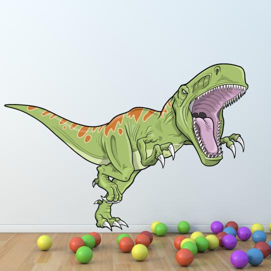 Autocollant Stickers enfant tyrannosaure