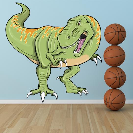 Autocollant Stickers mural enfant tyrannosaure