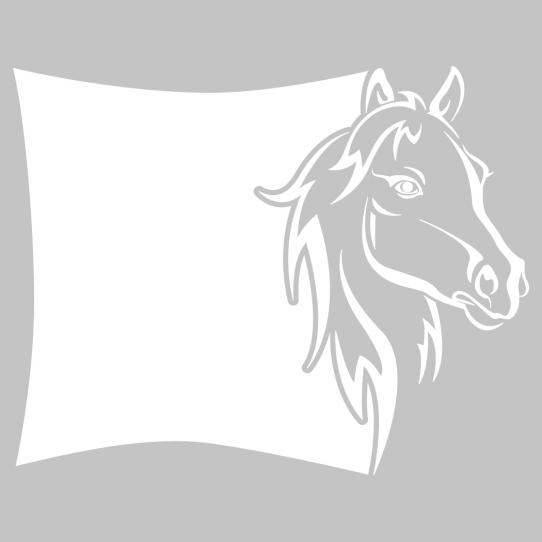 Stickers velleda cheval