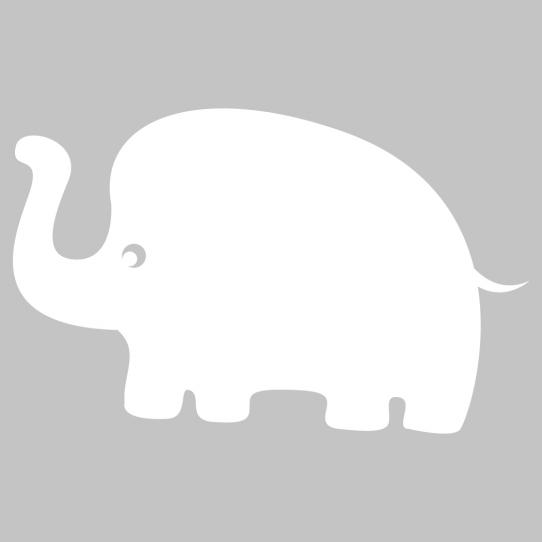 Stickers velleda éléphant
