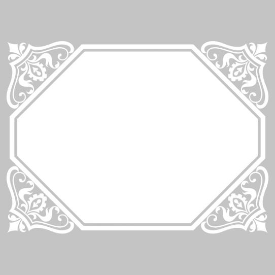 Stickers velleda ornement