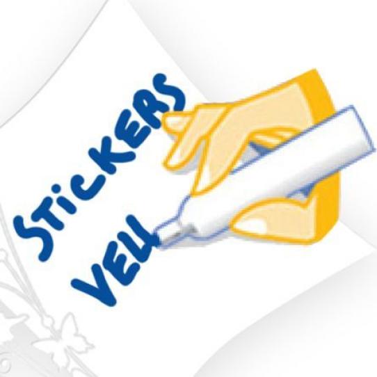 Stickers velleda papillons