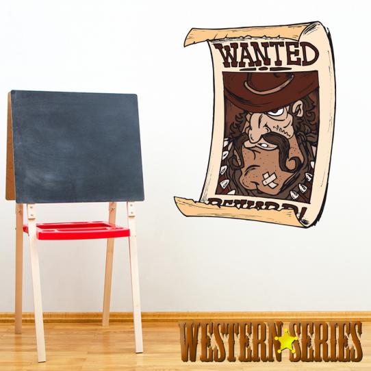 Autocollant Stickers mural enfant wanted