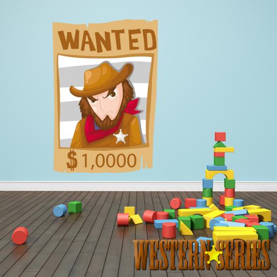 Autocollant Stickers enfant wanted