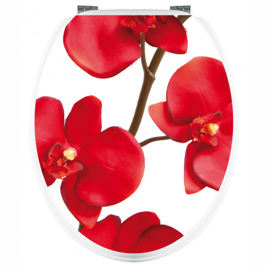 Stickers WC Orchidée Rouge