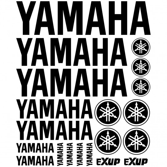 Autocollant - Stickers Yamaha - sticker adhesif moto casque quad cross