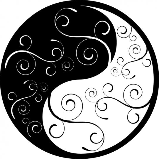 Stickers ying yang