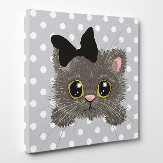 Tableau Toile Chaton 8 Des Prix 50 Moins Cher Qu En Magasin
