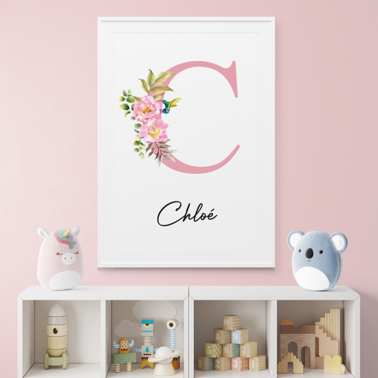 Affiche / Poster Monogramme - Lettre C