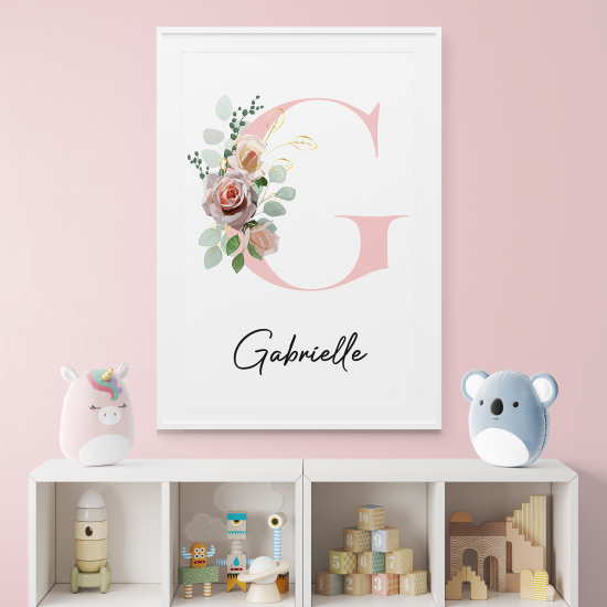 Affiche / Poster Monogramme - Lettre G
