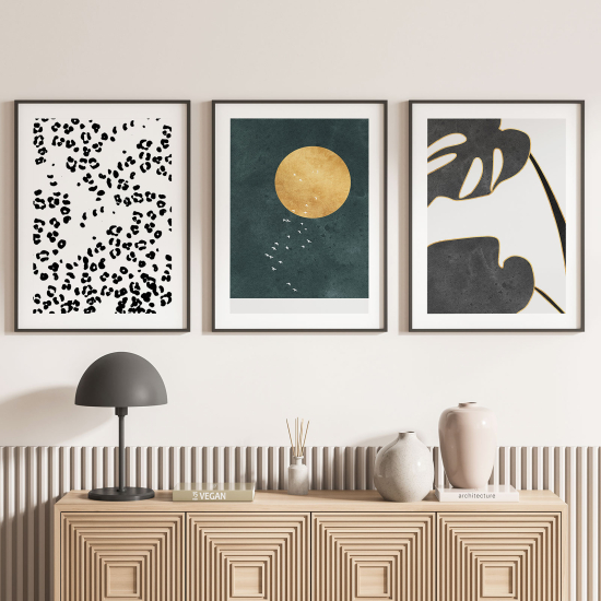 Lot de 3 Affiches / Posters Triptyque - Boho