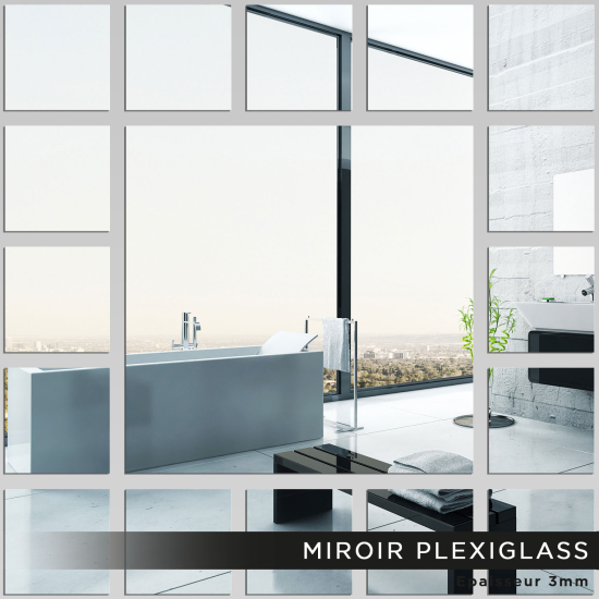 Miroir Plexiglass - Carrés