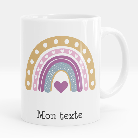 Mug - Tasse personnalisée - Arc-en-ciel