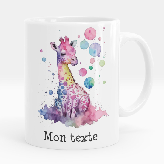 Mug - Tasse personnalisée - Girafe