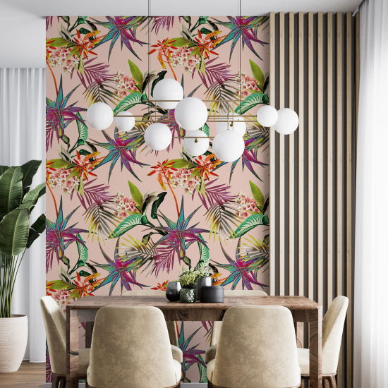Papier peint -  Motif floral