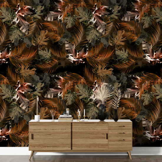 Papier peint motif XL - Motif botanique