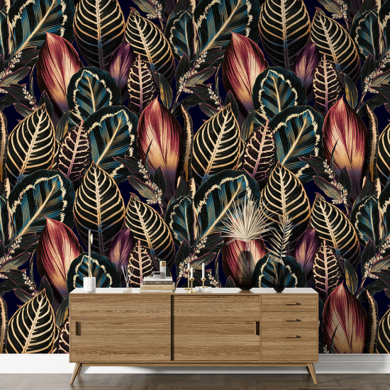 Papier peint motif XL - Motif botanique