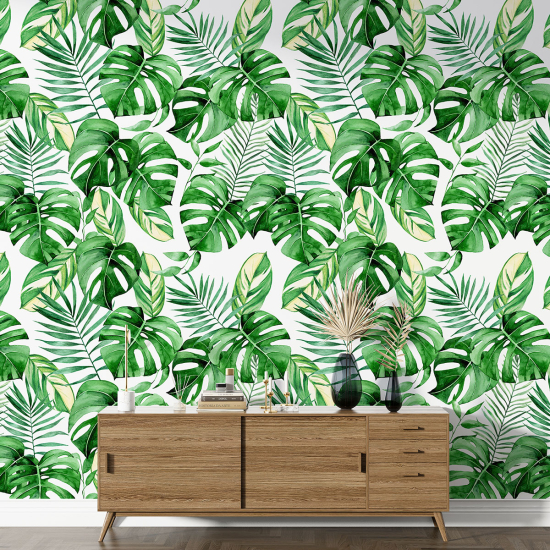 Papier peint motif XL - Motif botanique