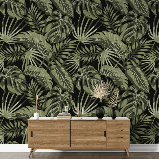 Papier peint motif XL - Motif botanique