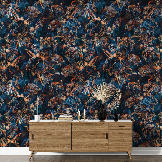 Papier peint motif XL - Motif floral