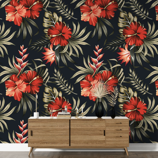 Papier peint motif XL - Motif floral